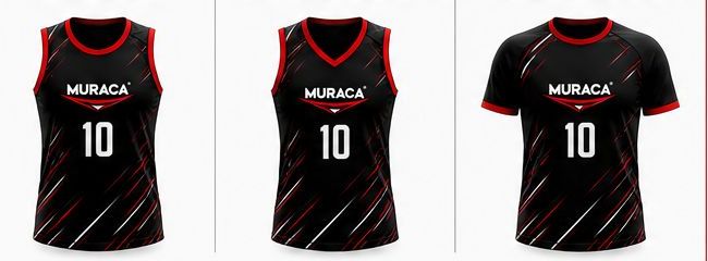 Modelos de vôlei masculino: regata machão, regata tradicional e camiseta com manga